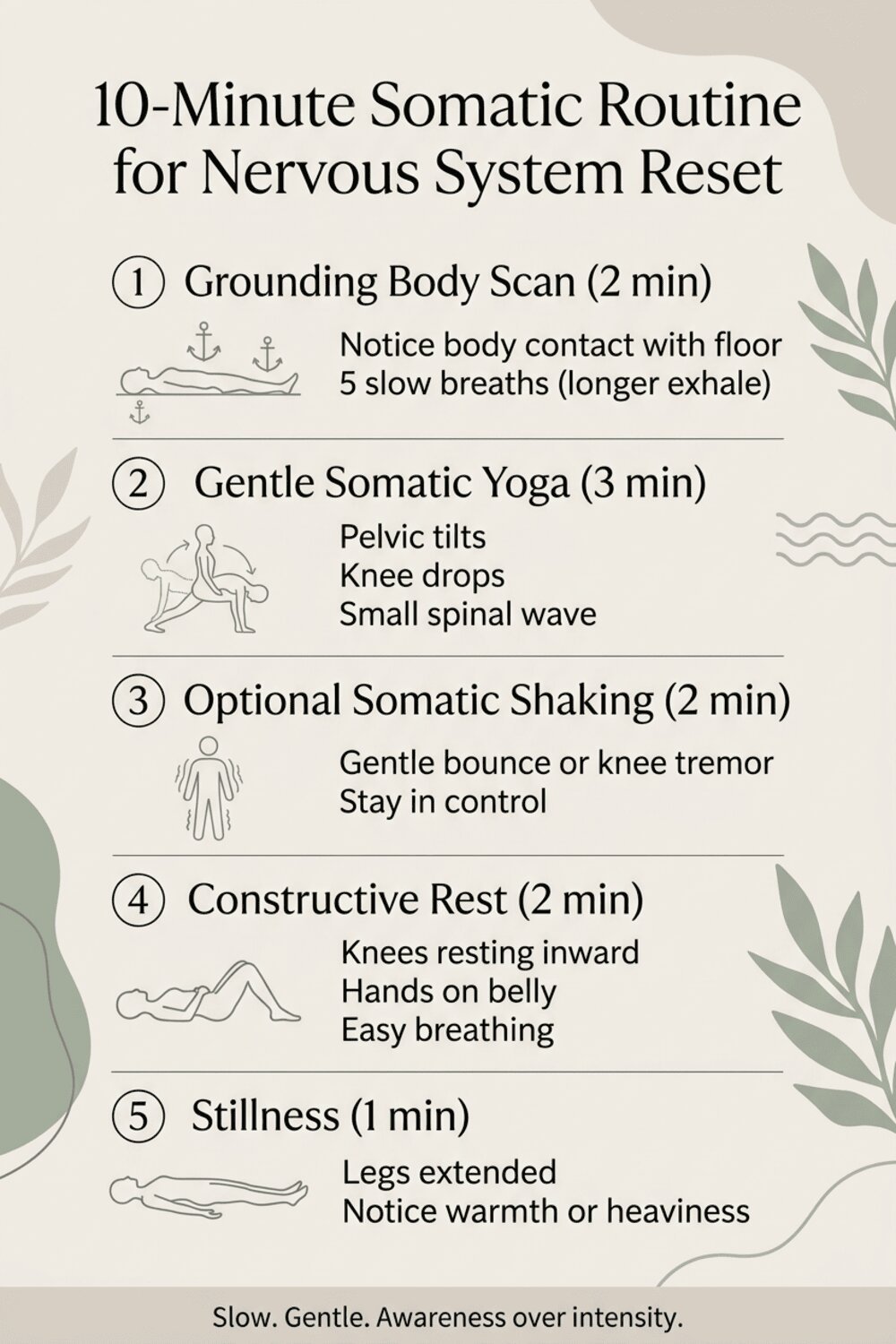 5 Gentle Somatic Exercises: 10-Min Routine for a Calmer Body